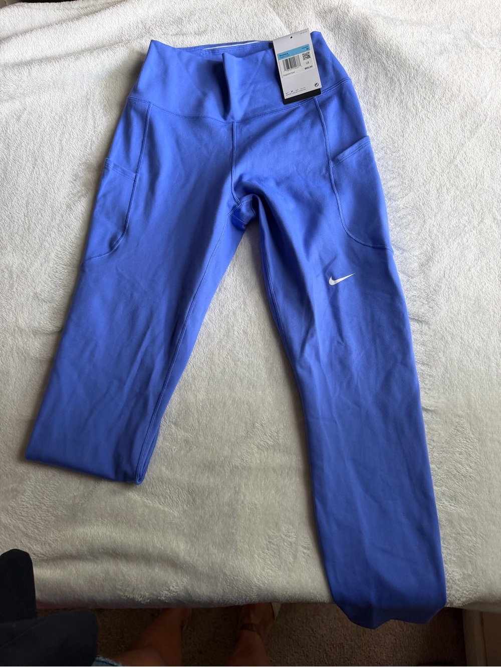 Nike Periwinkle Blue High-Waist Pocketed Leggings